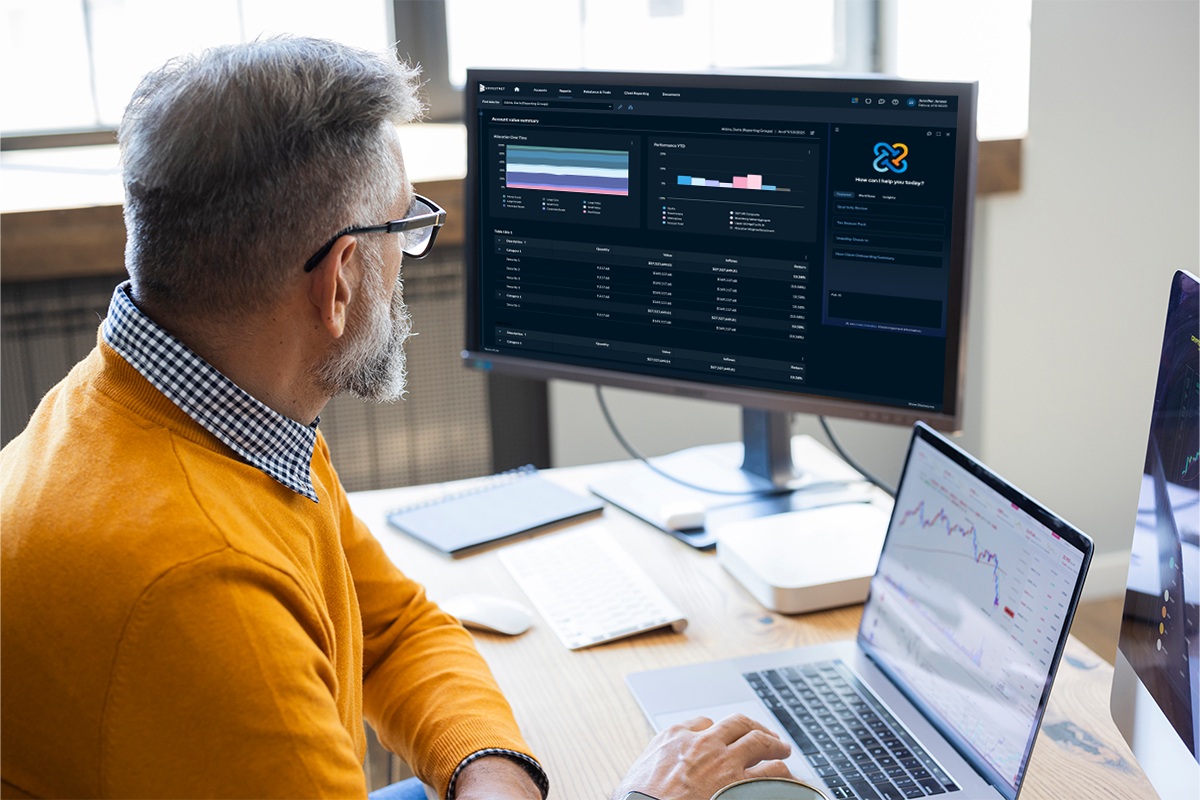 Advisor using Envestnet Tamarac trading tools